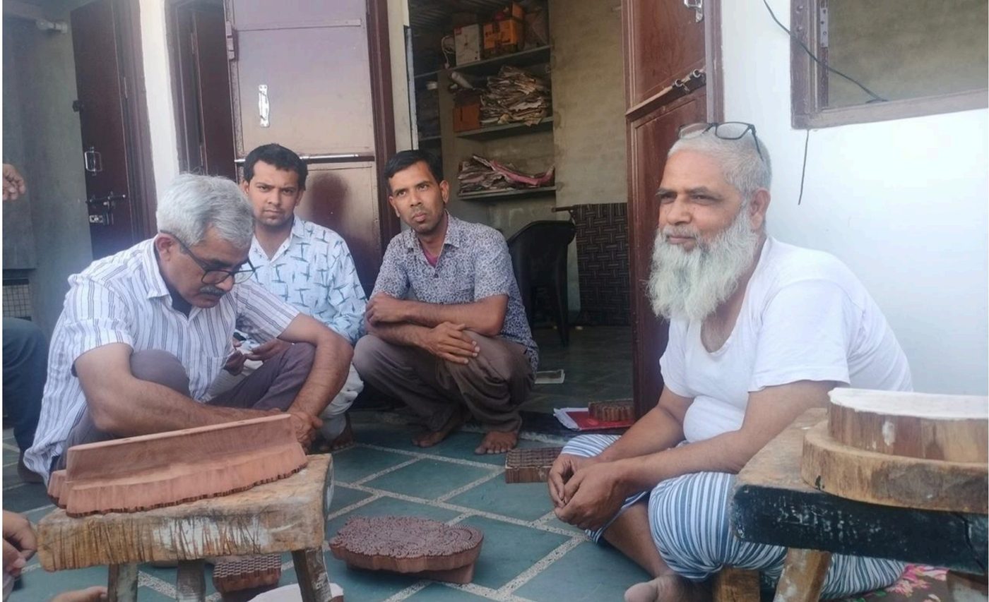 Bagru block printing